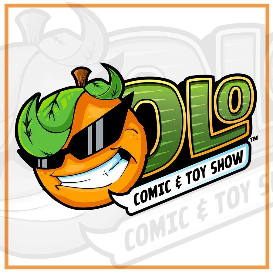 olo comic and toy show logo Florida Geek Scene